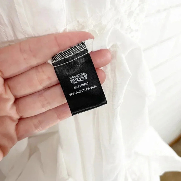 Torrid White Lace Sleeveless Midi Sundress Women's Plus Size 3X New With Tags - Picture 9 of 10